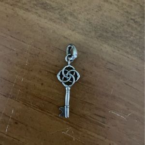 Kendra Scott key charm in silver